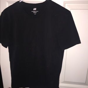 H&M men’s ds blk t